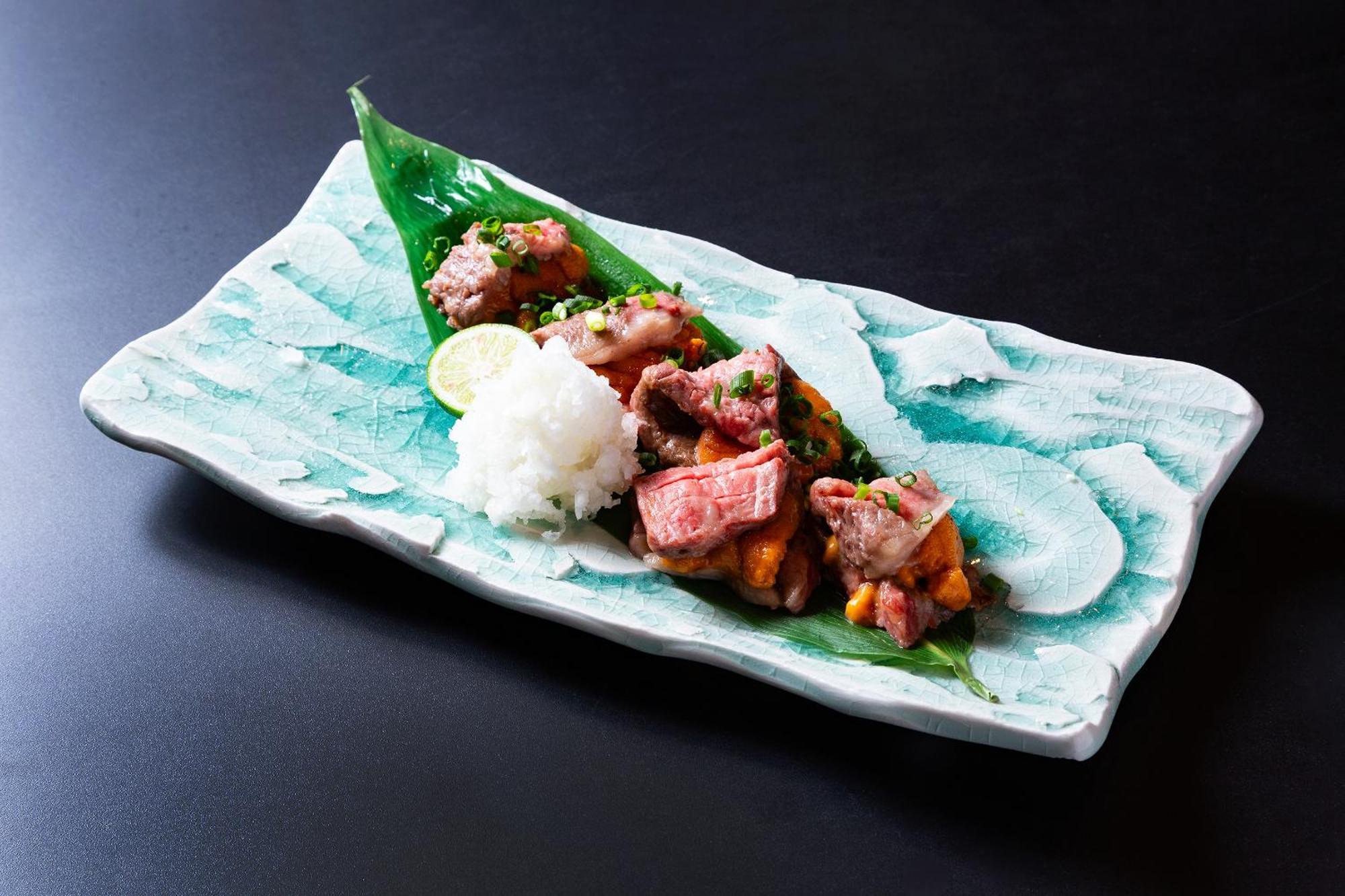 Good Nature Hotel Kioto Zewnętrze zdjęcie A plate of omakase